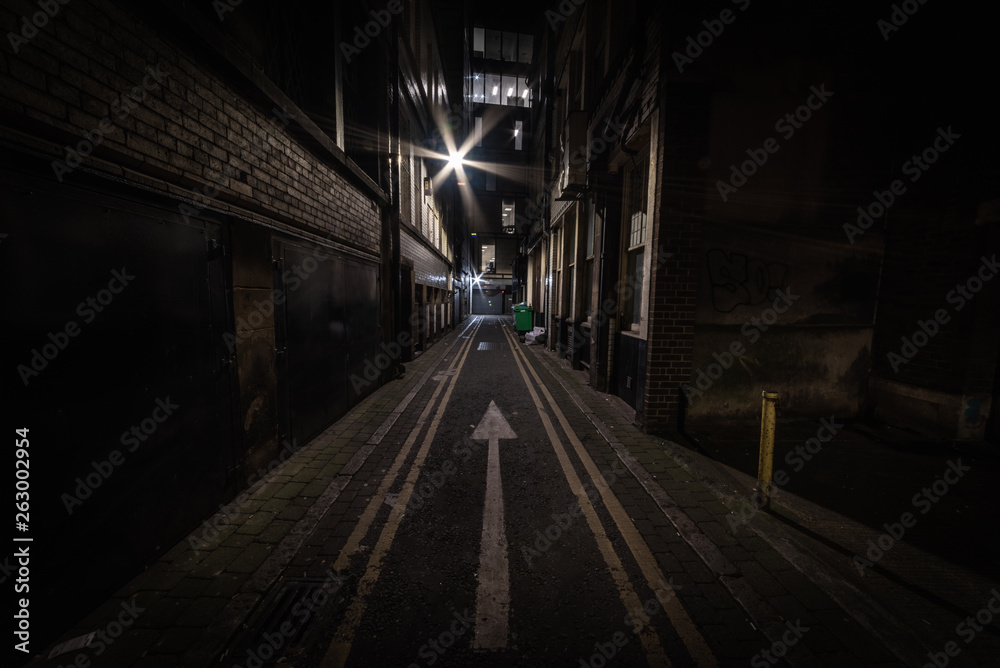 City Backtreets at Night