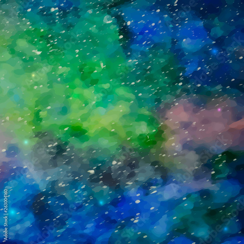 Space with many stars. 