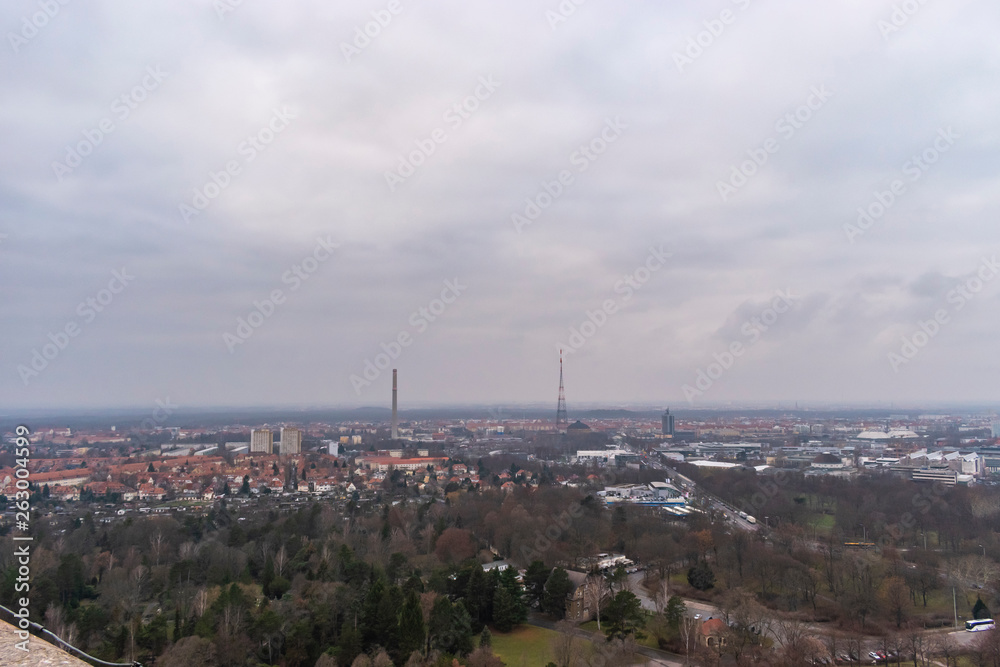 View of Leipzig City.