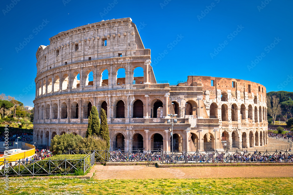Colosseum of Rome scenic view
