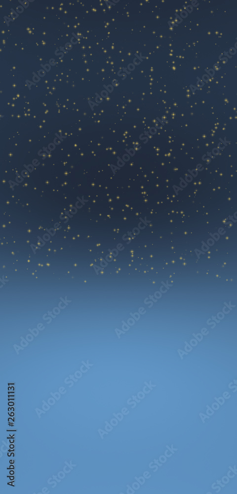 Obraz premium Gradient Cartoon Sky