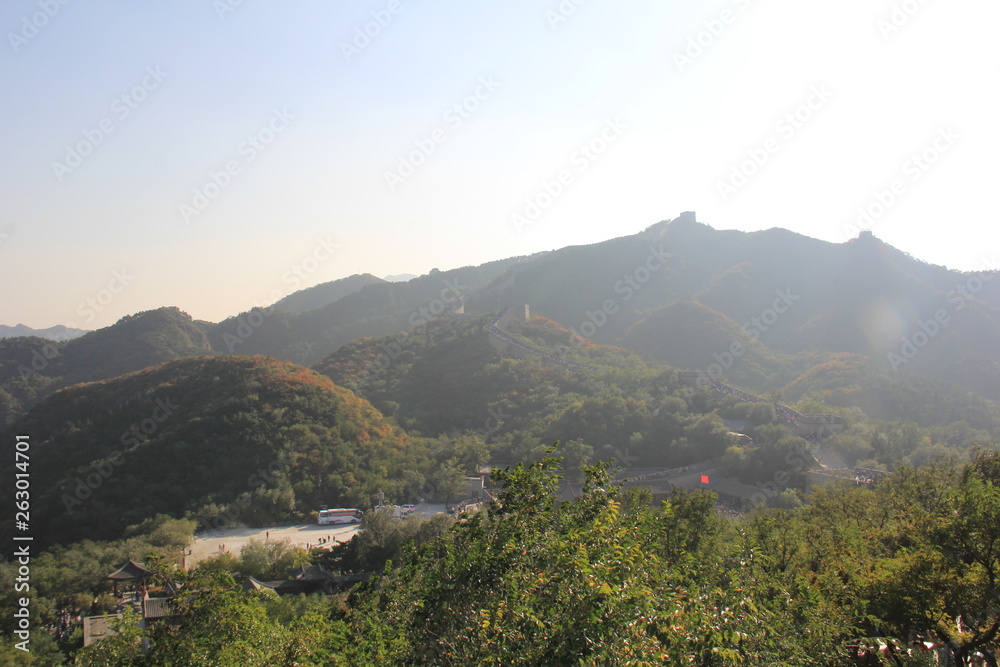 Fototapeta premium view of mountains