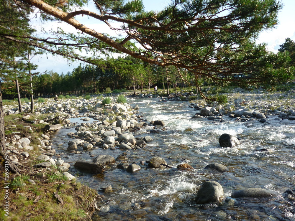 Angara river in Siberia, Russia Angara river in Siberia, Russia
