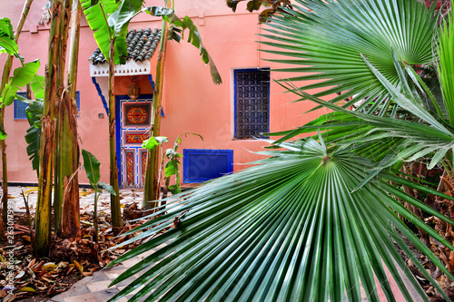 piękny ogród i dom, Maroko