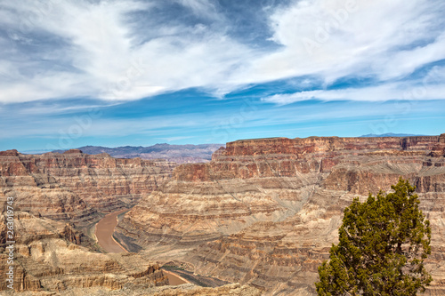 Grand Canyon National Park in Arizona with colorado river