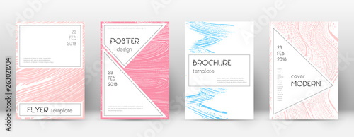 Cover page design template. Stylish brochure layou