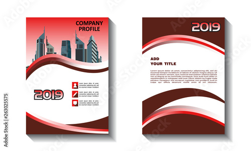 Business abstract vector template. Brochure design, cover modern layout, annual report, poster, geometric shapes for tech, science, market with light background