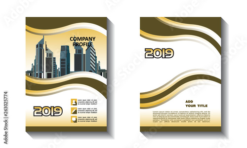 Business abstract vector template. Brochure design, cover modern layout, annual report, poster, geometric shapes for tech, science, market with light background