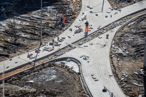 Reconstruction of the park in the South of the Butovo district in Moscow photo