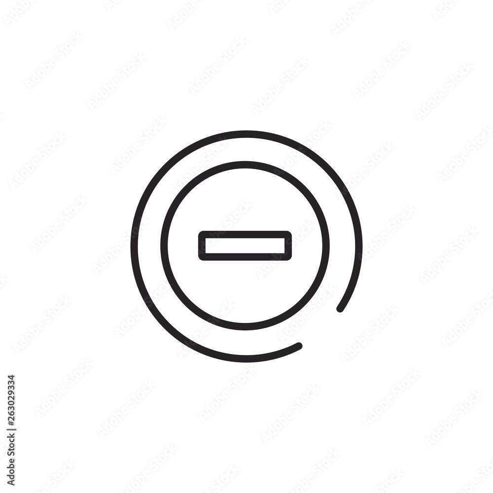 Remove Circle Modern Ui Vector Icon Remove Circle Modern Ui Vector Icon