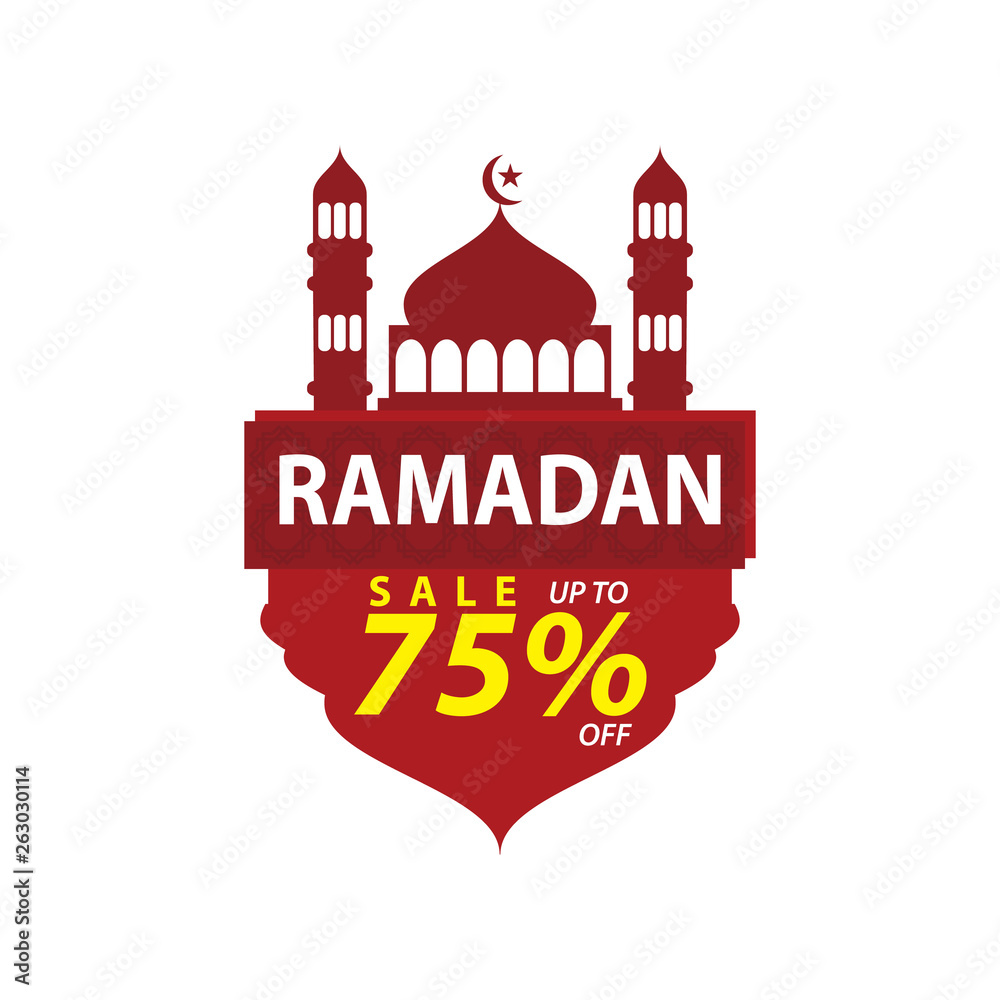 Ramadan Sale Design Vector,modern template