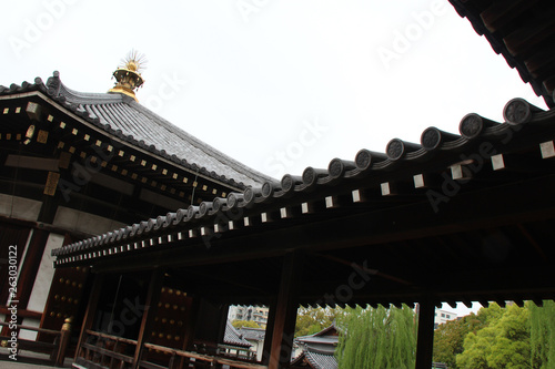 shinto temple  Shitenno-ji  - Osaka - Japan