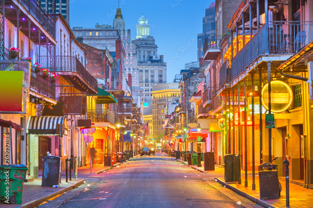 Bourbon Street New Orleans Louisiana Usa Stock Photo Adobe Stock