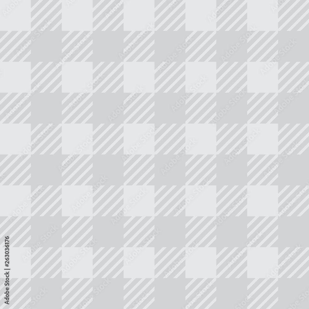 Vector seamless texture with vichy cage ornament. Grey and white cages Vector seamless texture with vichy cage ornament. Grey and white cages