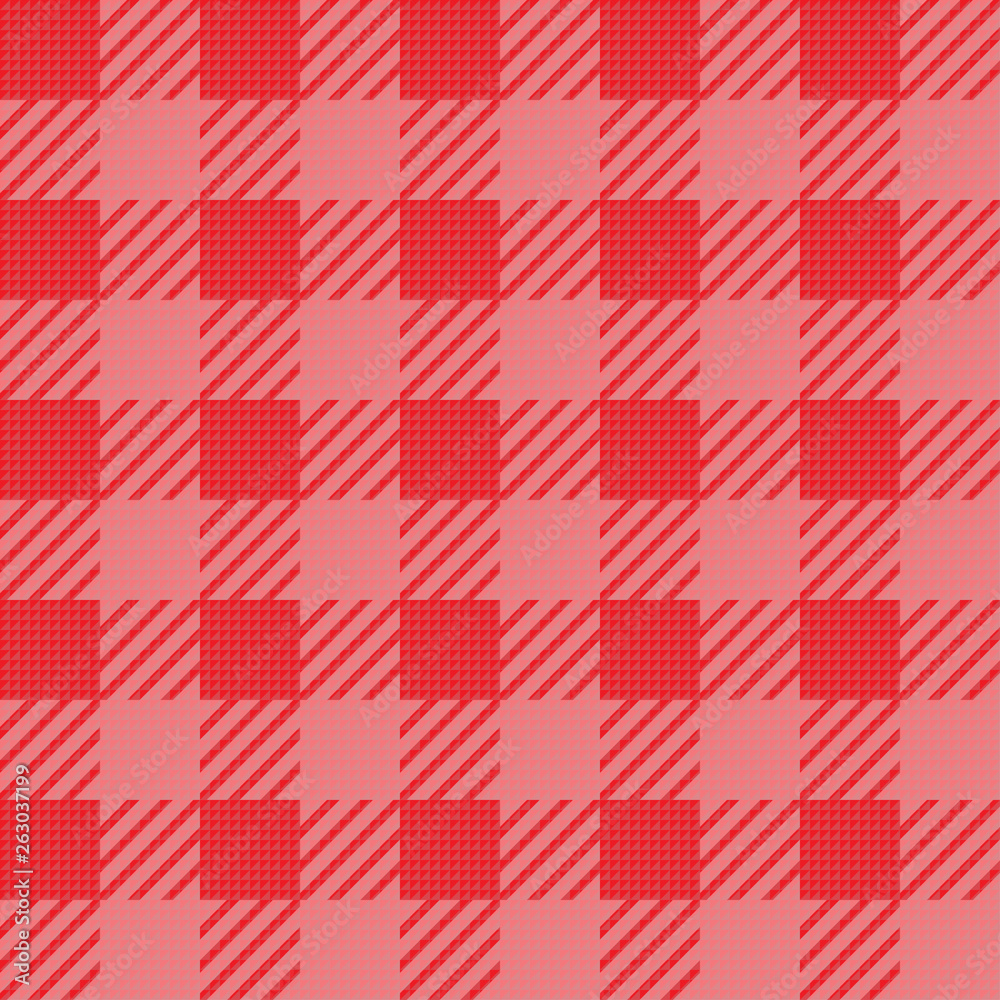 Vector seamless texture with vichy cage ornament. red and pink cages Vector seamless texture with vichy cage ornament. red and pink cages