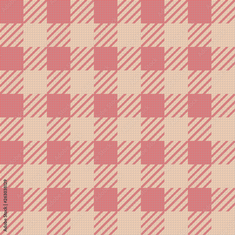 Vector seamless texture with vichy cage ornament. Pink cages Vector seamless texture with vichy cage ornament. Pink cages