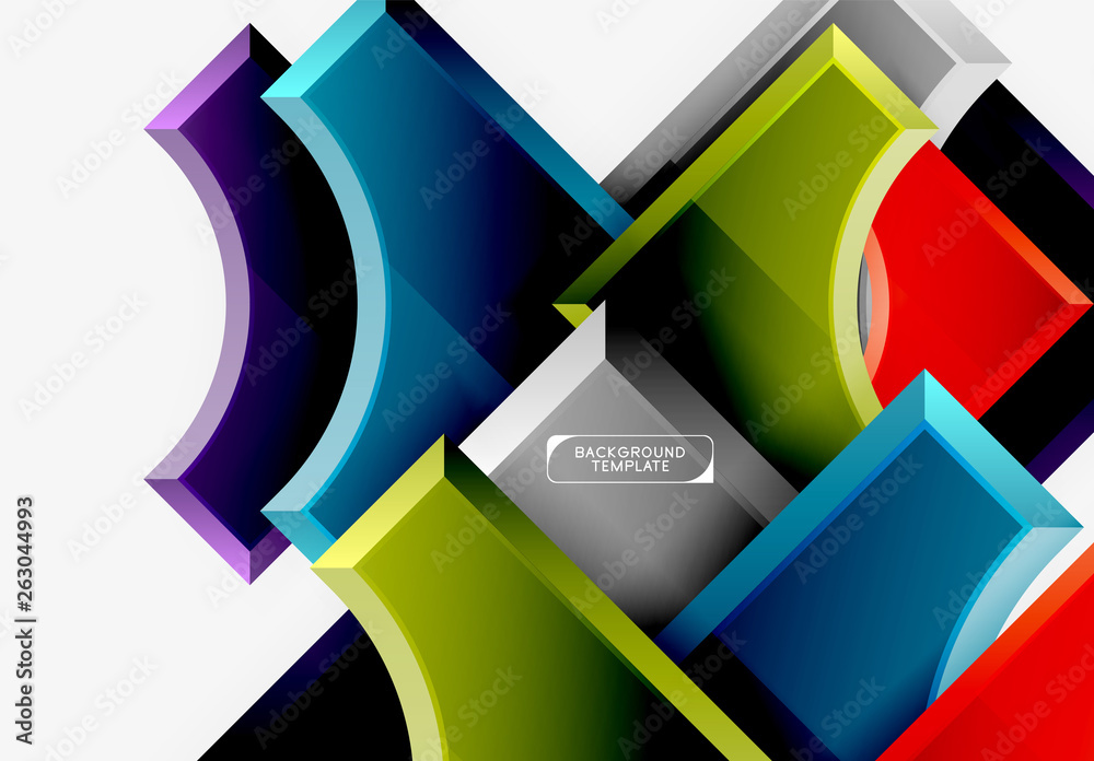 Geometric shapes abstract background Geometric shapes abstract background