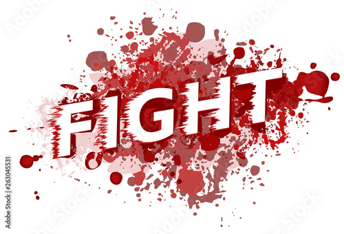 fight vector screen design