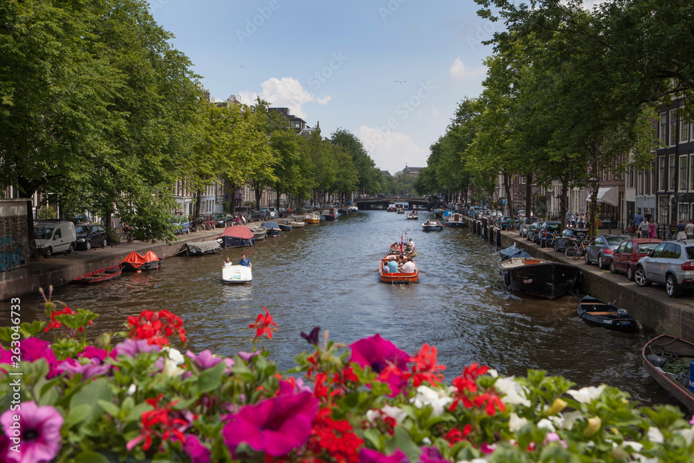 City of Amsterdam Netherlands canals