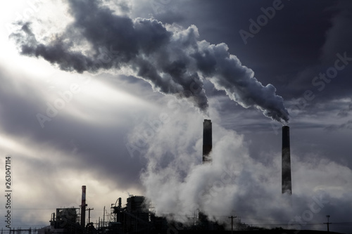 Holbrook,Arizona, United States. Route 66. Coal processing plant. photo