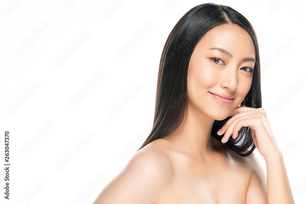Beautiful Young asian Woman with Clean Fresh Skin Beautiful Young asian Woman with Clean Fresh Skin