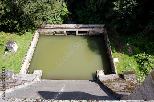 Luetsche dam in Thueringia photo