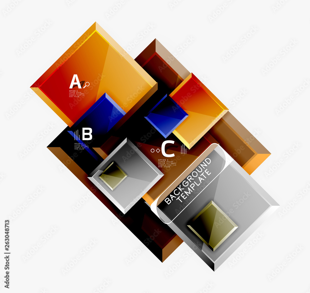 Square geometric composition Square geometric composition