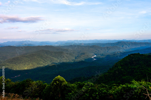  Mountain tree sky in Thailand  