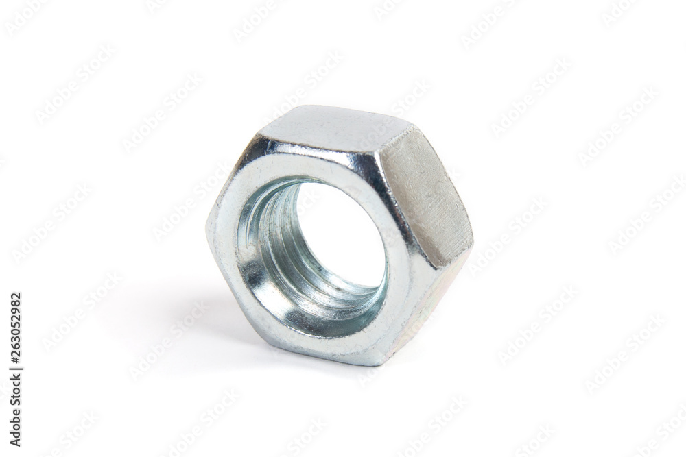 metal nut isolated on white background metal nut isolated on white background