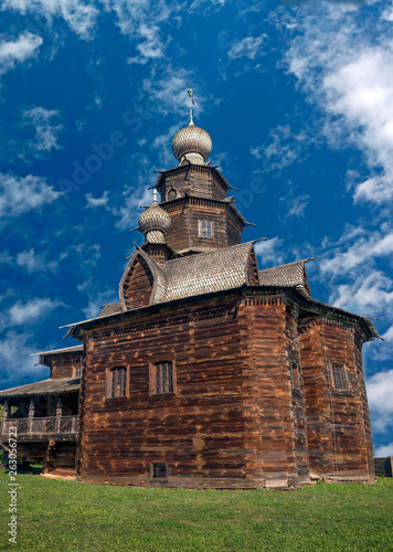 Photos Transfiguration wooden church, Museum in the city of Suzdal, Russia