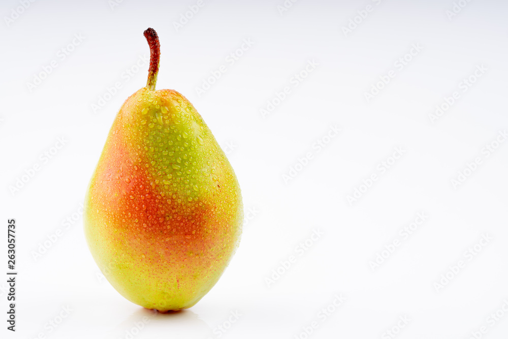 pear on white backgeound pear on white backgeound