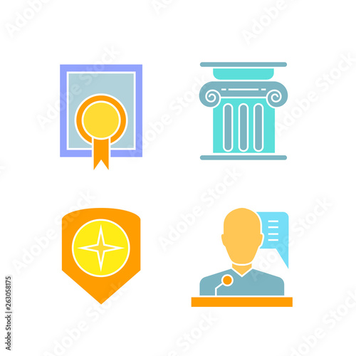 law and justice icons