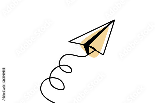 Continuous line drawing of ...