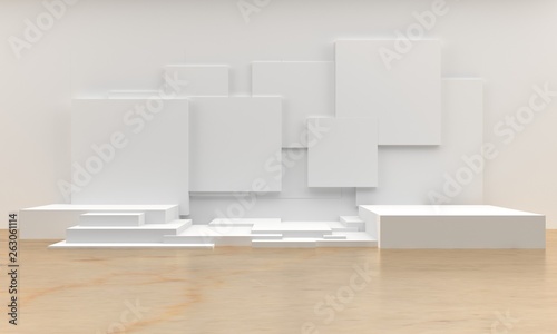 cube abstract background 3d rendering image