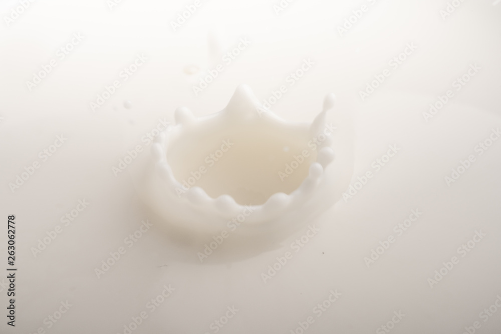 splash of milk 