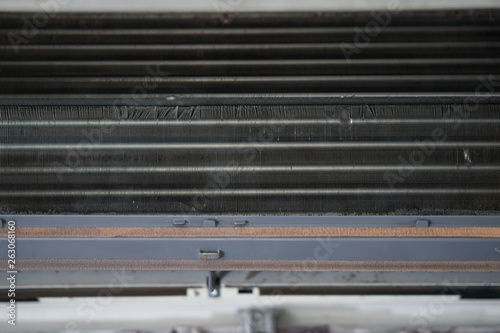 Coil of air conditioner with dust for cleaning © vachcameraman