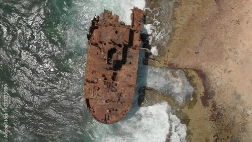 The Shipwreck at Klein Curacao