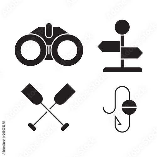camping and outdoor collection icons