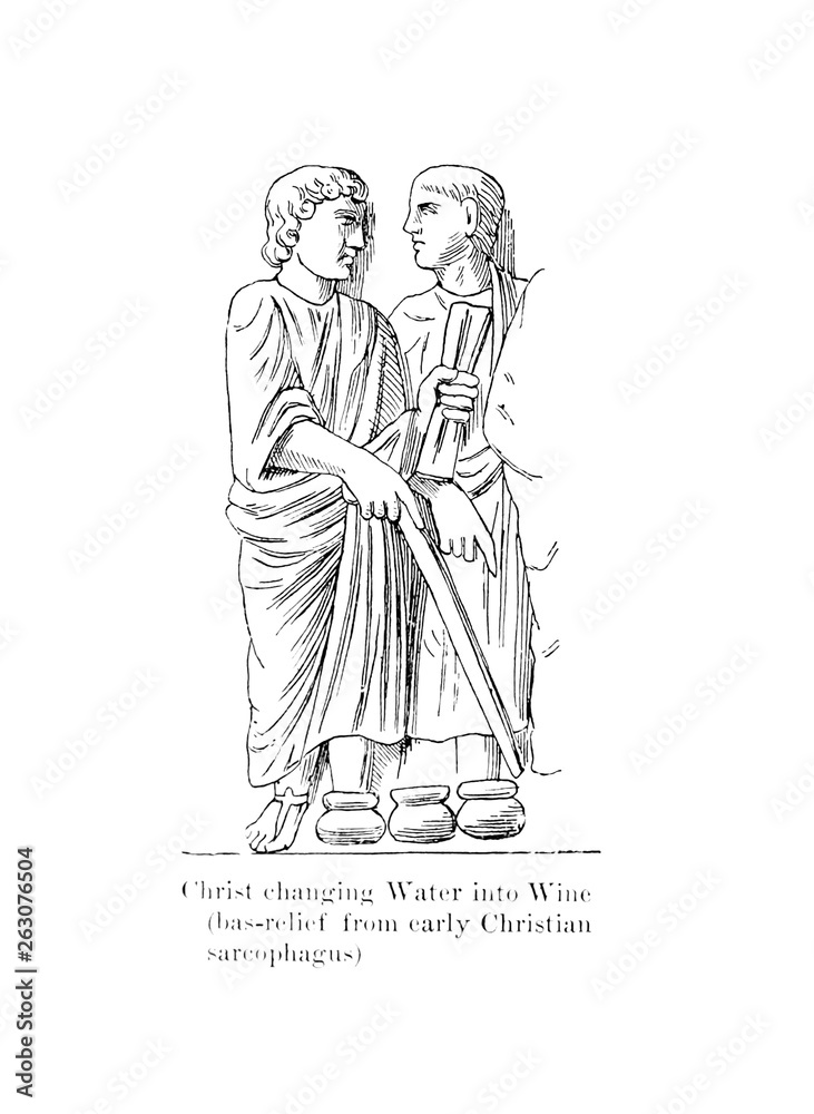 Christian illustration. Old image Christian illustration. Old image