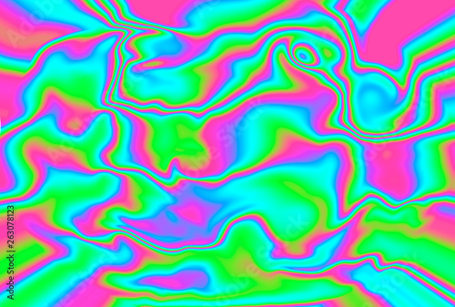 abstract colorful glitched holographic background © local_doctor