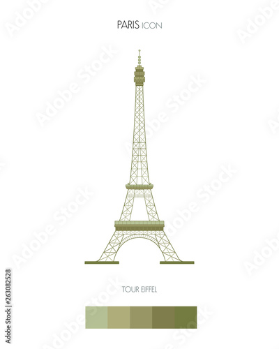 Paris tour eiffel icon