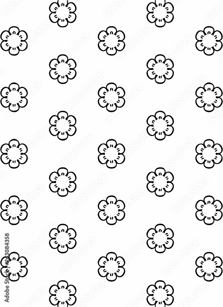 Black and white ornate geometric pattern and abstract background Black and white ornate geometric pattern and abstract background