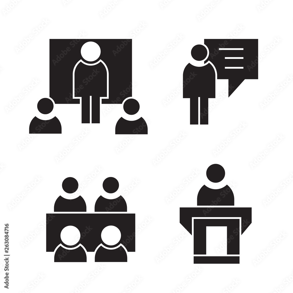 business management and office icons business management and office icons