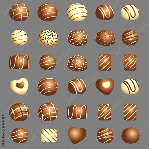 chocolate candy set