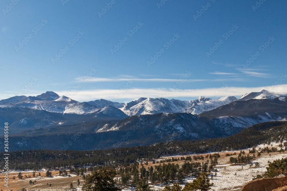 Long's Peak Mountain Range, Rocky Mountains National Park, Colorado