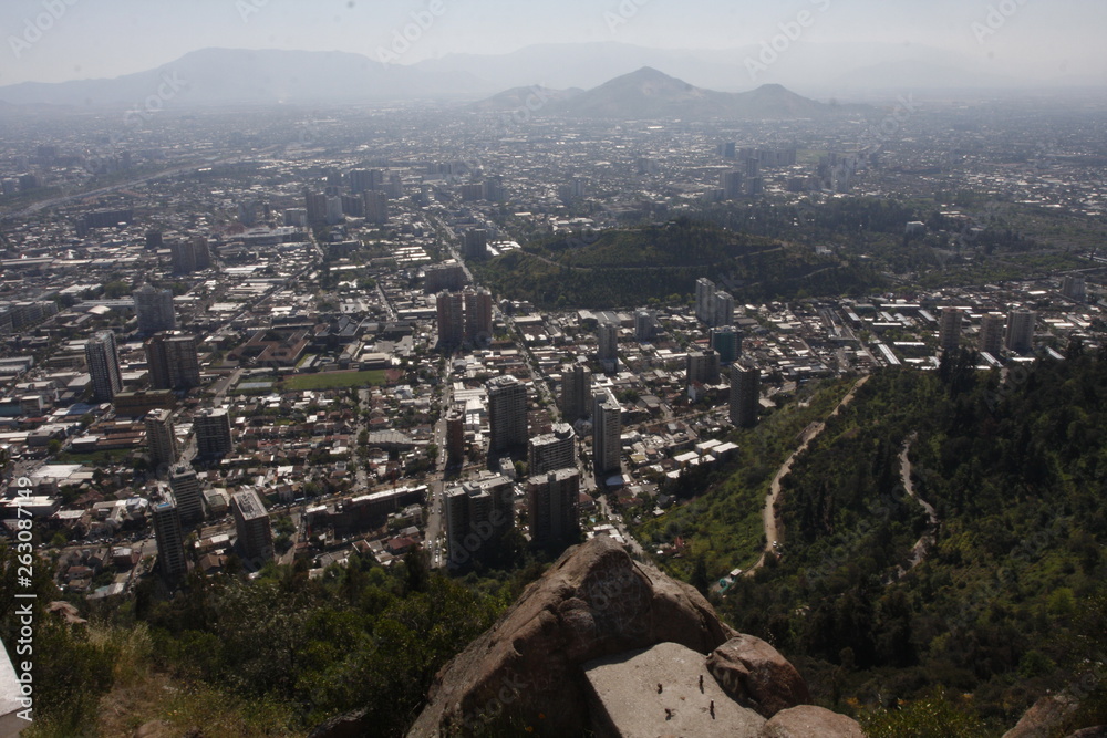 Obraz premium city, view, landscape, panorama, sky, cityscape, architecture, urban, town, travel, aerial, panoramic, mountain, buildings, sea, europe, river, building, spain, mountains, green, nature, skyline, summ