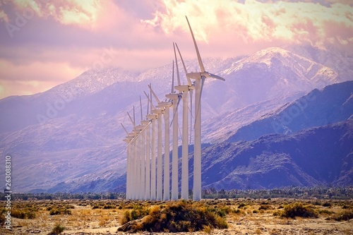 windmills in Palm Springs photo