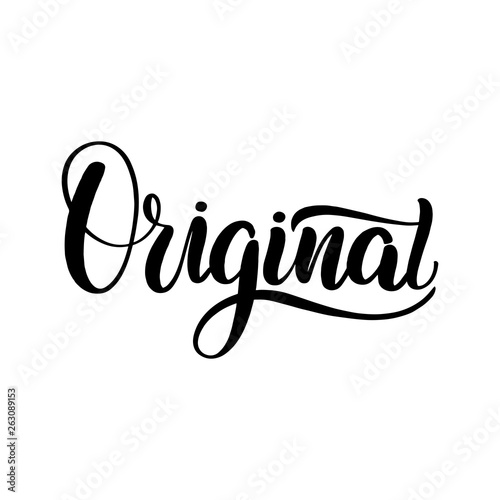 brush lettering original