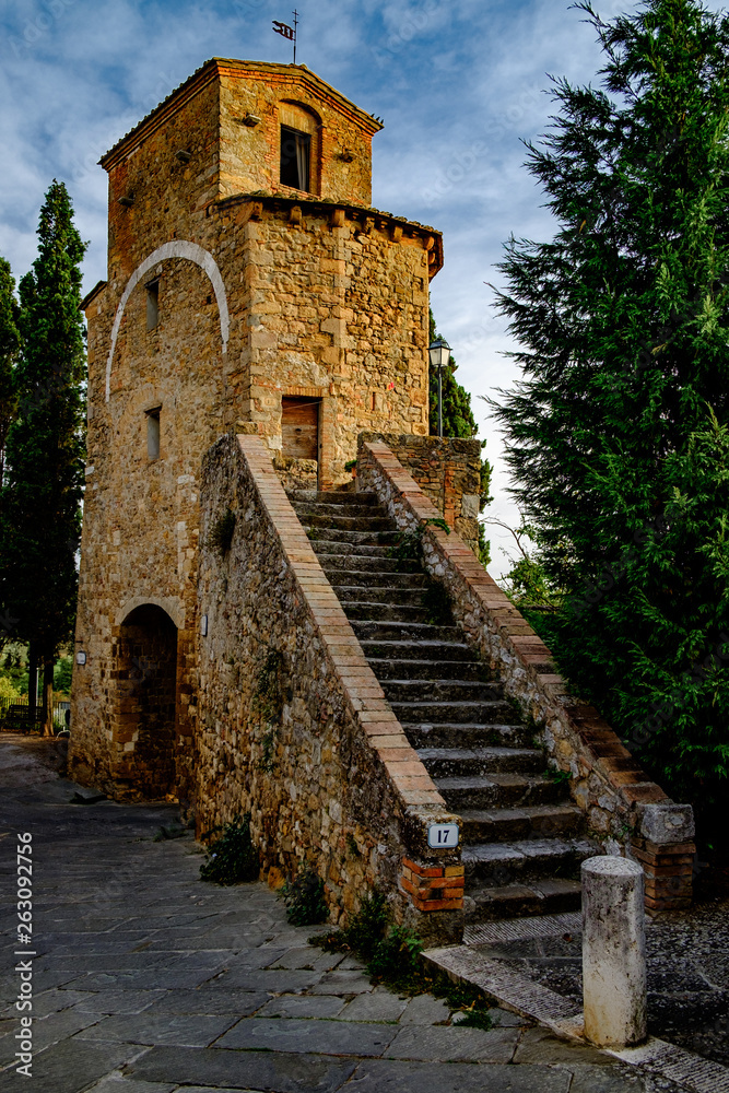 Obraz premium San Quirico Dorcia, Tuscany, Italy