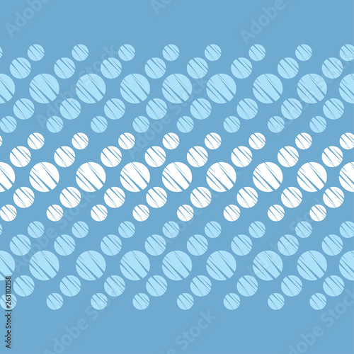 Polka dot seamless pattern. Mosaic of ethnic figures. Geometric background. Can be used for wallpaper, textile, invitation card, wrapping, web page background.